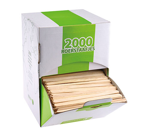 Wood Coffee Stir Sticks, 10000 Per Carton, 1 - Foods Co.